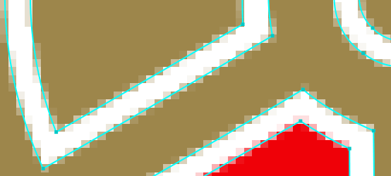 智绘引擎AI uses the appropriate number of nodes to represent your vector shapes. 